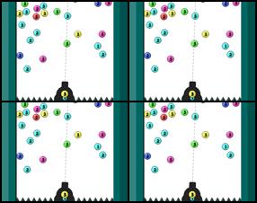 Tavs uzdevums šajā ļoti vienkāršajā spēlē ir sist kopā burbuļus, kuri ir vienādās krāsās. Neļauj burbuļiem sasniegt durklīšus ekrāna apakšā. Centies turēt uz ekrāna pēc iespējas mazāku bumbuļu skaitu. Izmanto peli, lai mērķētu un šautu burbulīšus.