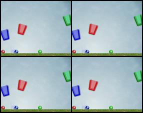 Šī ir iemaņu spēle, kurā tev jāsamet krāsainās bumbiņas urnās, izmantojot peli. Katru bumbu nogādā atbilstošās krāsas grozā. Lietojam tikai peli spēles vadībā.