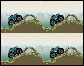 Monster Trucks ir atpakaļ. Izved tos pa ūdeni, sniegu, dubļiem un kalniem visekstrēmālākajos Eiropas apstākļos un vietās. Vienkārši izmanto savas tastatūras bultu taustiņus, lai kontrolētu savu spēkratu.