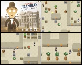 Mr. Franklins ir galvenais vietējais banķieris. Reiz viņš nolēma ierasties darbā nedaudz agrāk. Viņš pamanīja, ka banka ir pilna ar zagļiem un nauda pilnīgi krīt ārā no viņu somām. Tavs uzdevums ir viņus apturēt un savākt visu naudu, lai nogādātu to atpakaļ seifā. Izmanto bultiņas, lai kustētos. Spied Ctrl + bultiņu, lai pagrieztos. Spied Space, lai mestu bumbu. Ar R sāc līmeni no sākuma, ar L atver līmeņu karti.