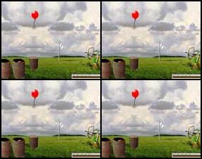Šaušana ar loku pa gaisa baloniem. Jums tiek dotas piecas bultas, ar kuru palīdzību vajag tikt vaļā no pēc iespējas lielāka balonu skaita. Izvēlieties šāviena leņķi un spēku. Spēli var spēlēt gan ar tastatūru, gan ar peli.