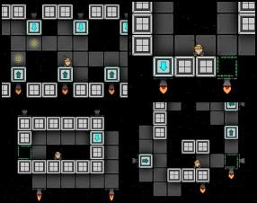 Tavs uzdevums ir staigāt apkārt, šaudīties pa gravitācijas pogām un sasniegt izejas portālu katrā no līmeņiem. Izmanto bultiņas, lai vadītu savu robotu, Space - šaut un mainīt gravitāciju un rotēt ekrānu. Nenokrīti no malām.