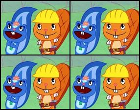Happy tree friends. Handy, bebrs - brigadieris celtnieks bez rokām, būvē Petunia jaunu mīlīgu mājiņu. Kā viņš to izdarīs bez rokām? Daži noslēpumi nekad netiks atklāti! Projekts pārvēršas nelaimē, kad uguns izlaužas ārā un Handy jānāk glābt Petunia.