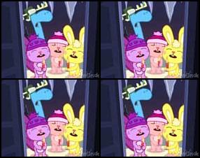 Happy tree friends Ziemassvētku vakarā iededz svecītes un dodas apciemot kaimiņus, lai nodziedātu pie namdurvīm skaistās Ziemassvētku dziesmas un saņemtu par to kādus saldumus. Tomēr viena nama īpašnieks ļauni aizvērt durvis viņu priekšā un notiek kaut kas briesmīgs.