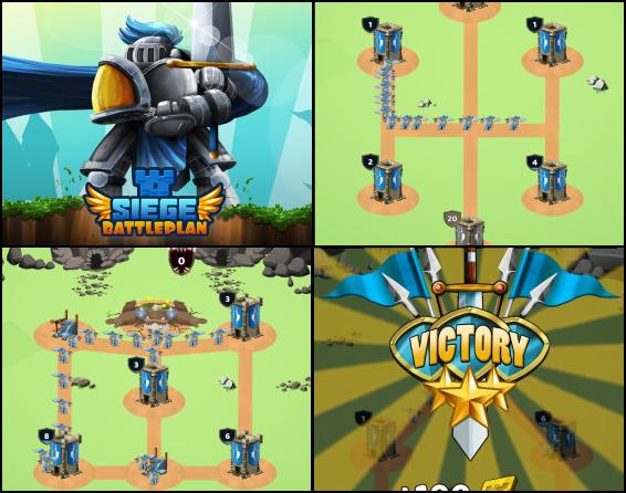 Siege Battle Plan ir stratēģiska spēle, kas atalgo ātru prātu un ātras pirkstu kustības. Ar interaktīvo spēli, dizainu un aizraujošu spēles procesu Siege Battle Plan jūs iesaistīs uz vairākām stundām. Lai izturētu izaicinājumu, kas jums ir uzdots, jums būs jāapvieno laba taktika ar ātrām refleksiem. Mīlestībā un karā viss ir atļauts, tāpēc izmantojiet labu stratēģiju ar perfektu laika apzināšanos, lai pazeminātu savu pretinieku. Galvenās spēles īpašības ir apkrāpt savu ienaidnieku ar pareizo laika apzināšanos un glītām kustībām. Karš! Vai jūs dzirdat kaujas bungas? Nav jēgas pretesties… Jums jāpievienojas Siege Battle Plan. Instrukcijas vai kā spēlēt: noklikšķiniet un velciet. Padariet visus skumji, turpinot savus karavīrus steigties un rēkt cauri ienaidnieka torņiem. Cīnieties ar ienaidnieka karavīriem, lai novērstu tos no jūsu torņiem un nodrošinātu uzvaru. Stratēģija? Karš prasa domāt dažus soļus uz priekšu. Nenovērsiet nevienu pelēkajā zonā, ieņemiet katru torņu, lai varētu uzbrukt no vairākiem leņķiem un paplašinātu savas stratēģijas iespējas. Turiet savu bruņu, esiet pacietīgs, savāciet pēc iespējas vairāk karavīru, kamēr laiks atļauj, lai pareizi sagatavotos lielam karšam.