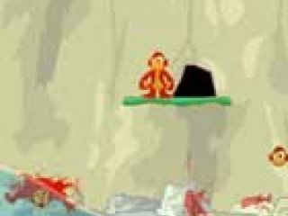 Monkey cliff diving - 1 