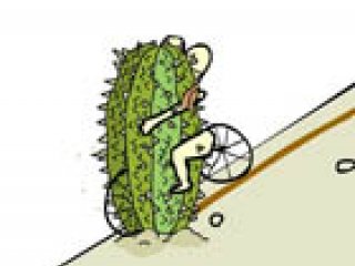 Naked Woman (Steep hill) - 1 